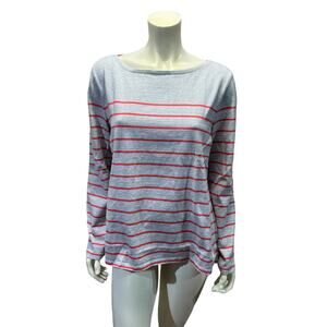 Talbots XL Snowball Stripe Tee